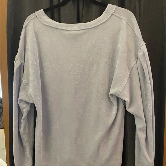 Free People Velvet Milan Sweatshirt, size Small. - Picture 5 of 8